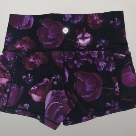 POPFLEX Dark Bloom Sports Bra and Shorts - Picture 8 of 12